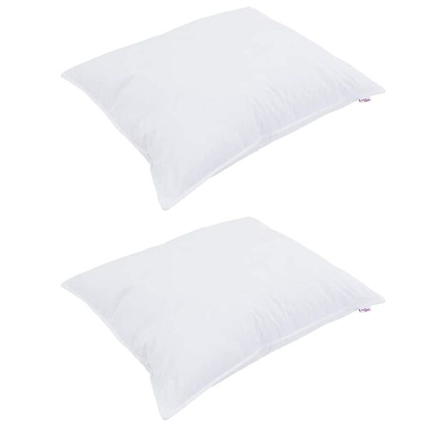 vidaXL Couette avec oreiller 3 pcs Blanc Microfibre