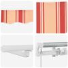 vidaXL Auvent R&eacute;tractable Jaune et Orange 600 &times; 300 cm Tissu et acier