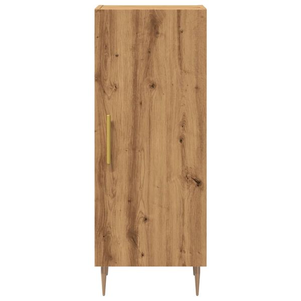 vidaXL Buffet ch&ecirc;ne artisanal 34,5x34x90 cm bois d'ing&eacute;nierie