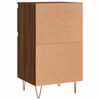 vidaXL Buffets 2 pcs ch&ecirc;ne marron 40x35x70 cm bois d'ing&eacute;nierie