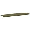 vidaXL Coussin de banc SOEST 100 % polyester Vert olive