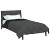 vidaXL Duvet complet toute l'ann&eacute;e Noir et anthracite 200 x 155 cm