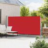 vidaXL Auvent lat&eacute;ral r&eacute;tractable de patio 180x500 cm Rouge
