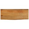 vidaXL Dessus de table &agrave; bord vivant 80x20x2,5 cm bois massif manguier