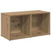 vidaXL Ensemble meuble TV 2 pcs Ch&ecirc;ne artisanal 72 x 35 x 36,5 cm