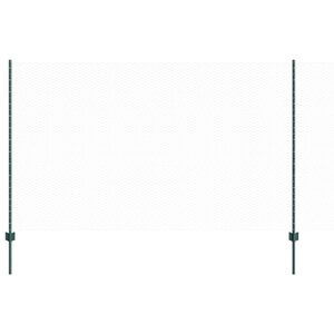 vidaXL Cl&ocirc;ture en fil soud&eacute; 50 x 1,4 m (L x H) Acier recouvert de PVC