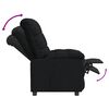 vidaXL Fauteuil inclinable Noir Tissu