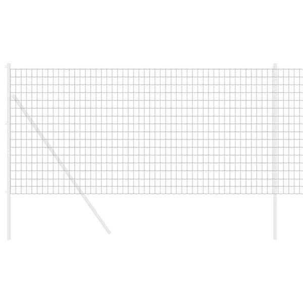 vidaXL Clôture Euro Gris 1.2 x 25 m Fer revêtu de PVC