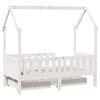 vidaXL Cadre de lit enfant avec tiroirs sans matelas 80x170 cm bois