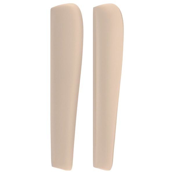 vidaXL T&ecirc;te de lit avec oreilles Cappuccino 183x23x118/128 cm