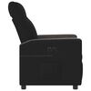 vidaXL Fauteuil inclinable &eacute;lectrique Noir Tissu