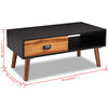 vidaXL Table basse Bois d'acacia massif 90x50x40 cm