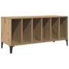 vidaXL Armoire &agrave; disques ch&ecirc;ne artisanal 100x38x48cm bois d'ing&eacute;nierie