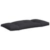 vidaXL Coussins de palette lot de 3 noir tissu