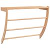 vidaXL Porte-serviette 60x25,5x49 cm Bois massif de noyer