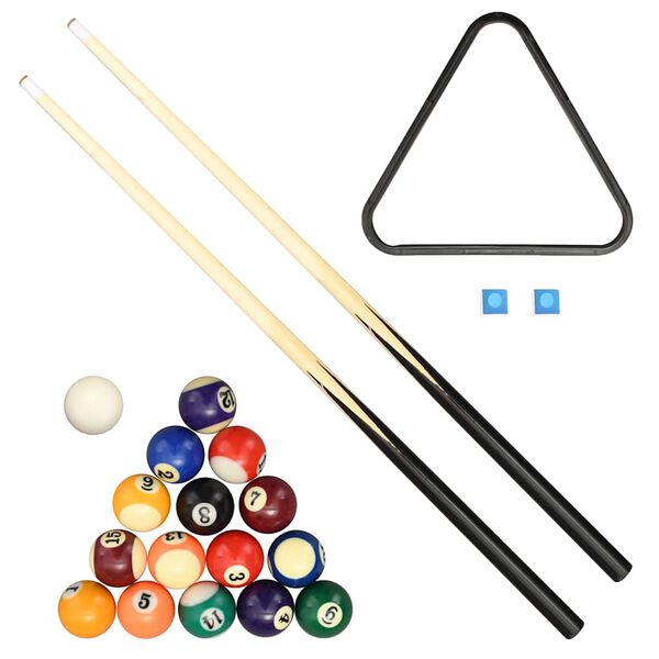 vidaXL Mini table de billard 3 pieds 92x52x19 cm Noir et vert