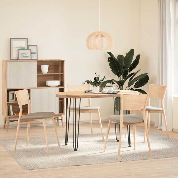 vidaXL Pieds en &eacute;pingle &agrave; cheveux pour consoles, lot de 4, anthracite, 72 cm, acier massif