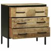 vidaXL Buffet avec tiroir 70 x 35 x 70 cm Bois de manguier massif
