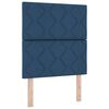 vidaXL T&ecirc;te de lit LED Bleu 80 cm tissu