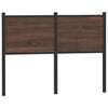vidaXL T&ecirc;te de lit de remplacement ch&ecirc;ne marron 120 cm