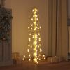 vidaXL Sapin de No&euml;l avec 100 LED Blanc chaud 120 cm PET