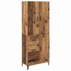 vidaXL Haut Armoire Bois Ancien 69,5 x 34 x 180 cm Bois d'ing&eacute;nierie