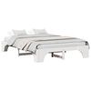 vidaXL Cadre de lit Blanc 150 x 200 cm Pin massif