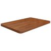 vidaXL Comptoir de salle de bain Marron fonc&eacute; 60x40x2,5 cm Bois trait&eacute;