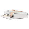 vidaXL Cadre de lit sans matelas blanc 140x200 cm bois de pin massif