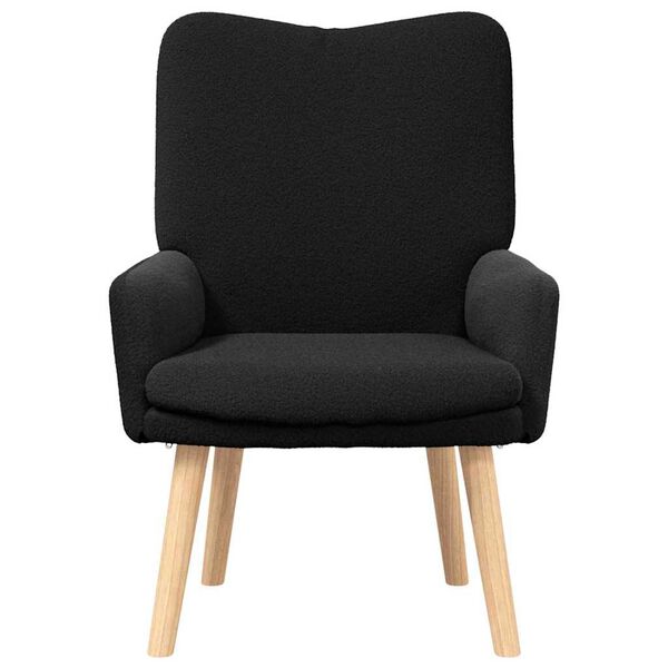 vidaXL fauteuil Noir 63 x 67 x 94 cm
