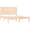 vidaXL Cadre de lit sans matelas 140x200 cm bois massif