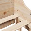 vidaXL Cadre de lit sans matelas 120x190 cm bois de pin massif