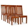 vidaXL Chaises &agrave; manger lot de 6 bois massif moderne