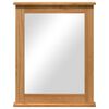 vidaXL Miroir VIGO marron miel 55,5 x 5 x 70 cm Bois massif en pin