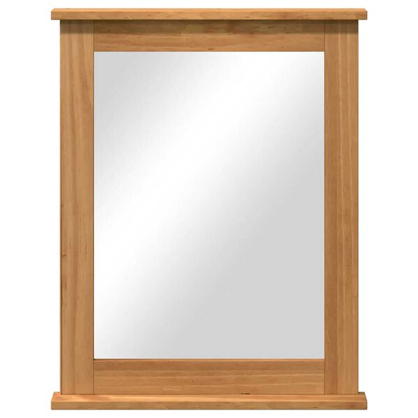 vidaXL Miroir VIGO marron miel 55,5 x 5 x 70 cm Bois massif en pin