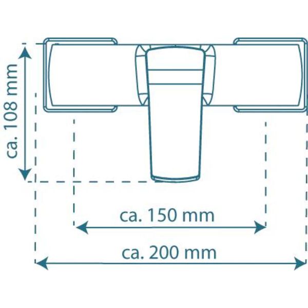 SCH&Uuml;TTE Mitigeur de douche STILO chrome