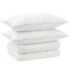 vidaXL Ensemble de couette et d'oreiller 3 pc 200x220 cm 4 saisons