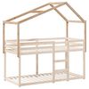 vidaXL Toit de lit pour enfants 203x80,5x142 cm bois de pin massif
