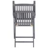 vidaXL Chaises pliables d'ext&eacute;rieur lot de 6 et coussins Bois d'acacia
