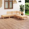 vidaXL Salon de jardin 5 pcs Bois de pin massif