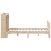 vidaXL Lit biblioth&egrave;que sans matelas 140x190 cm bois de pin massif