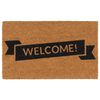 vidaXL Tapis de porte naturel 45x75 cm fibre de coco touffet&eacute;