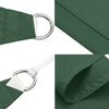 vidaXL Voile parasol tissu oxford triangulaire 3x3x3 m vert fonc&eacute;