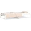 vidaXL Lit de jour sans matelas blanc 80x200 cm bois de pin massif