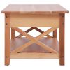 vidaXL Table basse 100x55x46 cm bois d'acajou massif