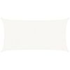 vidaXL Voile d'ombrage 160 g/m&sup2; Blanc 2x3,5 m PEHD