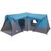 vidaXL Tente familiale Bleu 610 x 610 x 210 cm