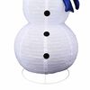 vidaXL Famille de bonhommes de neige de Noël 3 pcs Blanc chaud