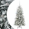vidaXL Sapin de No&euml;l artificiel avec boules 120 cm 150 LED Blanc chaud