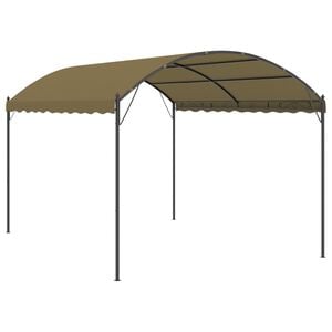vidaXL Belv&eacute;d&egrave;re 4x3x2,6 m Taupe 180 g/m&sup2;
